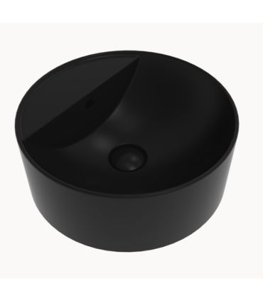 Countertop washbasin with Flaminia Twin tap ledge