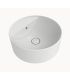 Lavabo da appoggio con piano rubinetteria Flaminia Twin TW42A