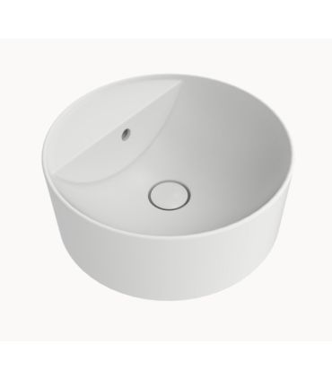 Lavabo da appoggio con piano rubinetteria Flaminia Twin TW42A