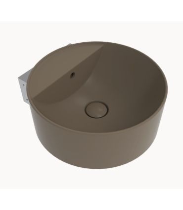 Lavabo sospeso a parete tondo Ceramica Flaminia Twin TW42S