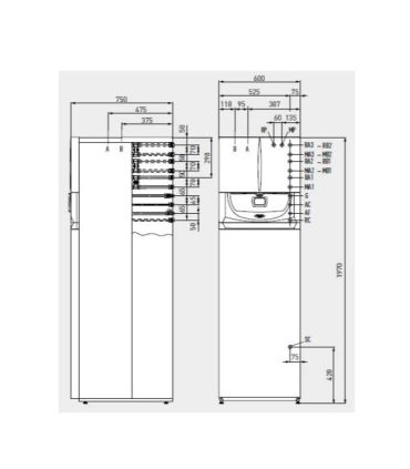 Caldaia condensazione Immergas HERCULES SOLAR CONDENSING accumulo 200l