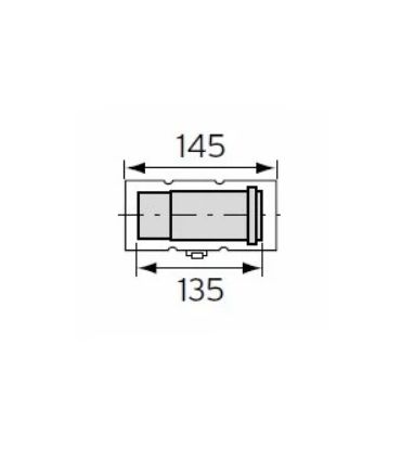 Kit separator, diameter 60/100 Vaillant 303816
