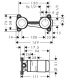 Corpo incasso per miscelatore lavabo Axor 13623180