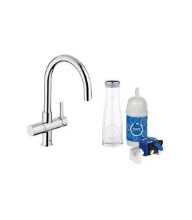 Electronic tap for sink Grohe collection Blue