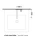Single plate basin mixer Ceramica Flaminia One 113058 series