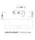 Single plate basin mixer Ceramica Flaminia One 113058 series