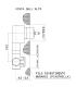 Single plate basin mixer Ceramica Flaminia One 113058 series