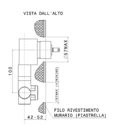 Single plate basin mixer Ceramica Flaminia One 113058 series