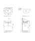 Lavabo da appoggio Ceramica Flaminia Flag FG50A