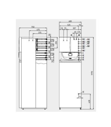 Caldaia condensazione Immergas HERCULES SOLAR CONDENSING accumulo 200l