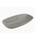 Lavabo a parete Ceramica Flaminia Nudaslim con piano rubinetteria
