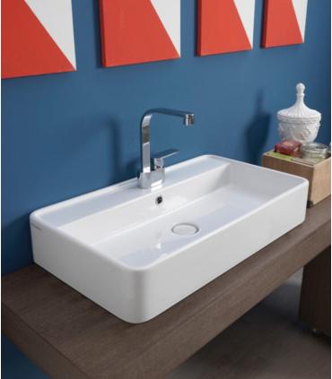 Countertop Washbasin Ceramica Flaminia Miniwash With Tap Top