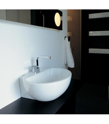 Lavabo da appoggio o sospeso Ceramica Flaminia serie Dip Dp481 bianco