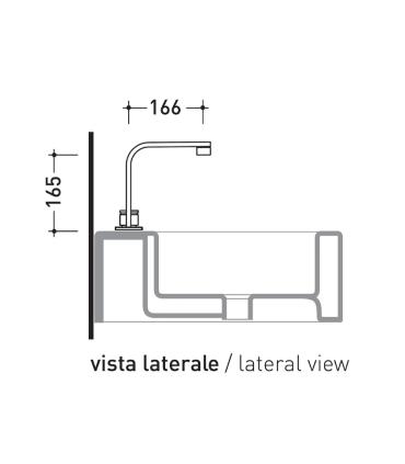Robinet pour lavabo 3 trous Ceramica Flaminia art. Un 113056 / F