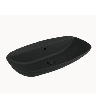 Lavabo a parete Ceramica Flaminia Nudaslim con piano rubinetteria