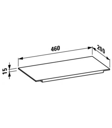 Laufen bathroom shelf Kartell series 46X20