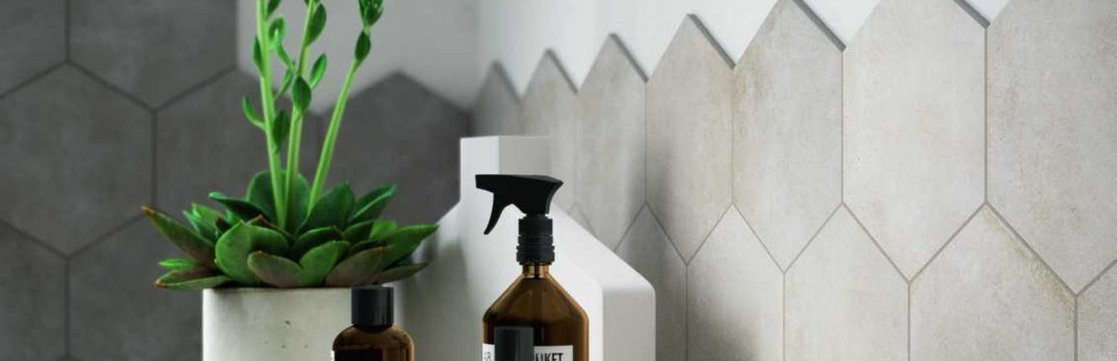 Piastrelle esagonali bagno e cucina