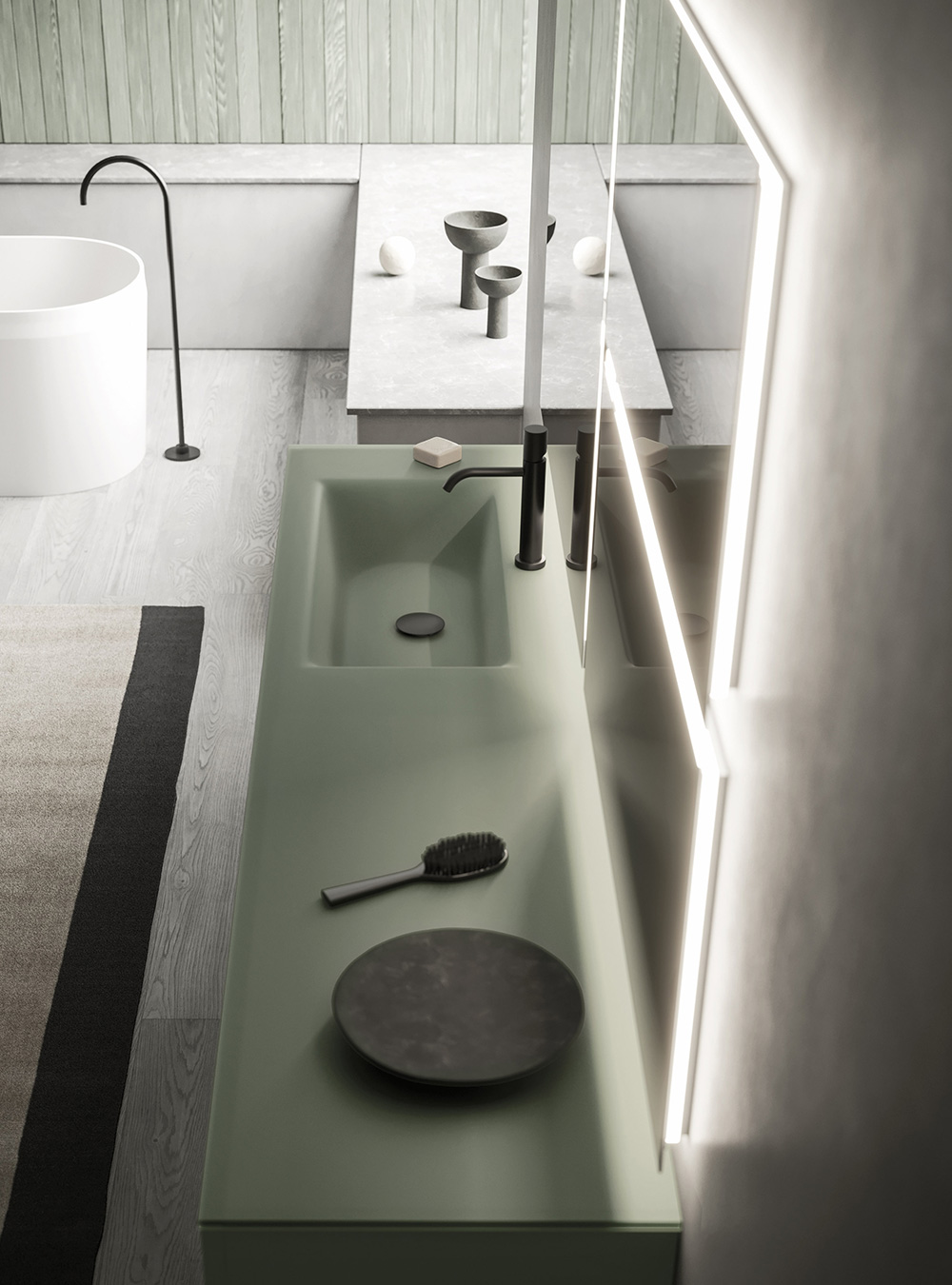 Come illuminare il bagno in maniera efficiente