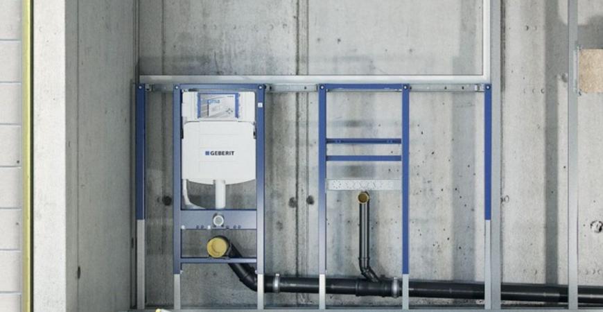 Geberit built-in cassettes to limit consumption