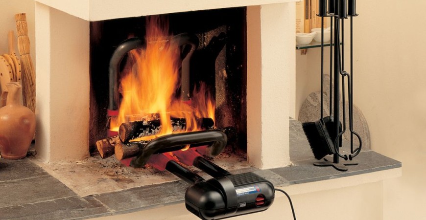 Caldofà Vortice heat recovery unit for fireplace