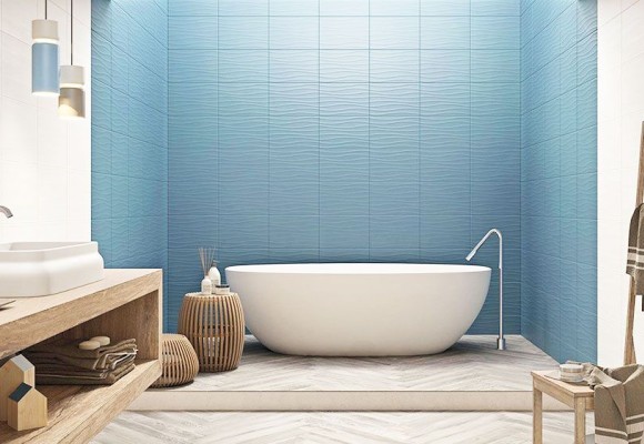 Acquaclick furnishes: the bathroom of the house by the sea