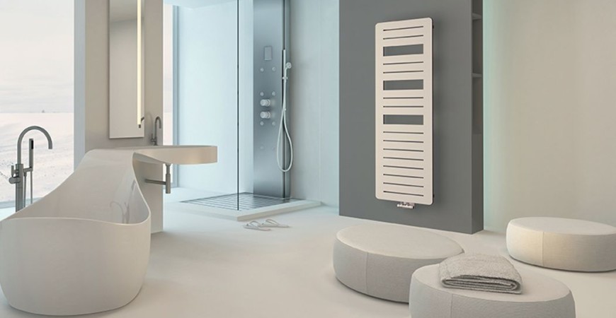 Irsap Page radiator: minimalist design that furnishes