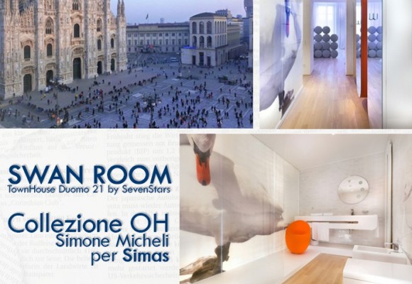 Simas sur la Piazza Duomo à Milan